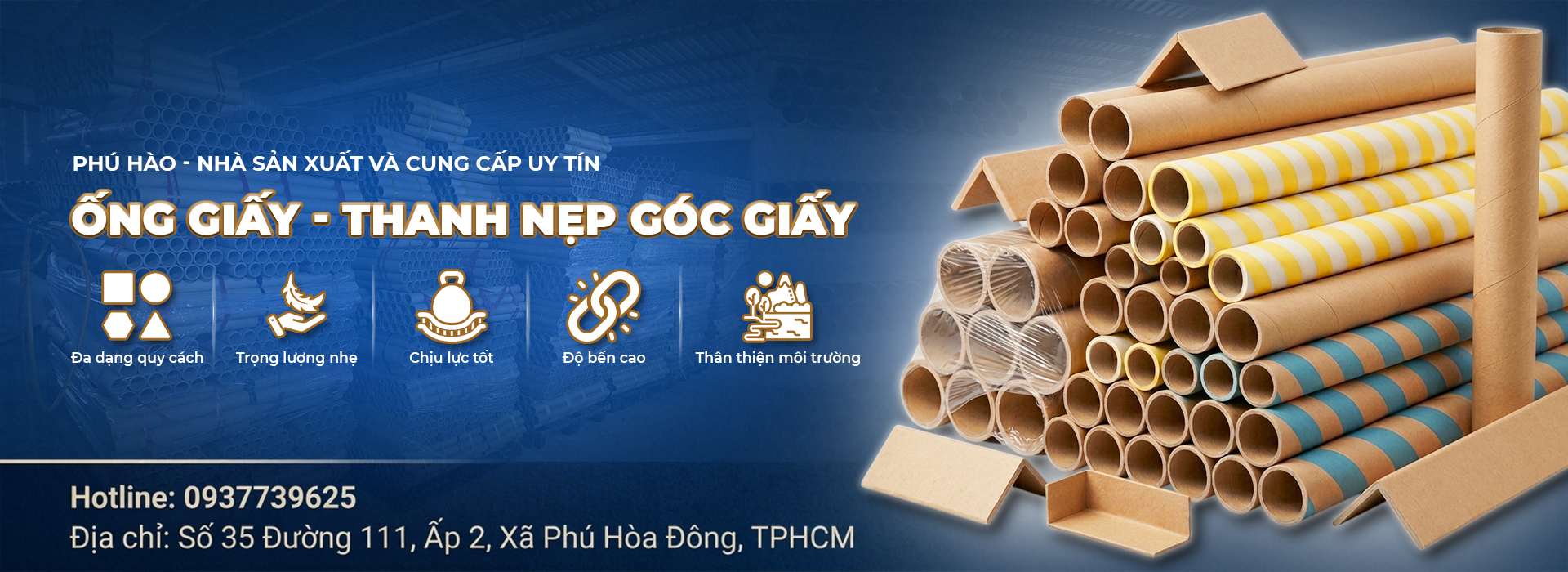 CÔNG TY TNHH ỐNG GIẤY PHÚ HÀO